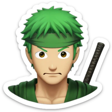 Roronoa Zoro One Piece sticker