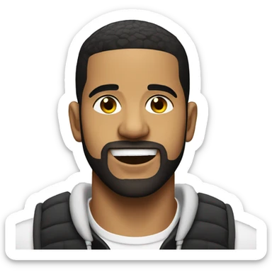 Drake acting zesty sticker