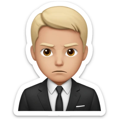 Caeur main doits d’honneur à l’intérieur  sticker