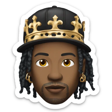 King von the rapper sticker
