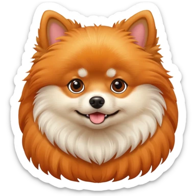 Pomeranian dog sticker