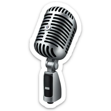 microphone sticker