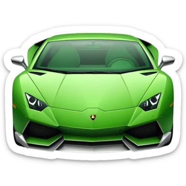 green lamborghini scion sticker
