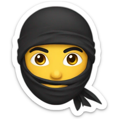 Tunisian ninja sticker