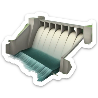  large dam sticker