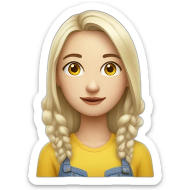 ux/ui designer ukraine girl sticker