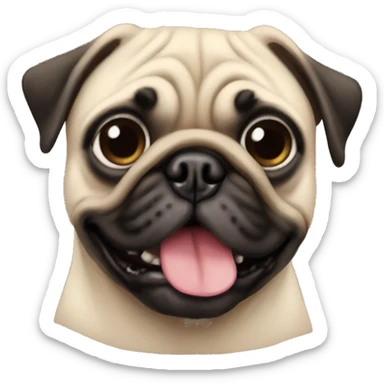 Pug sticker