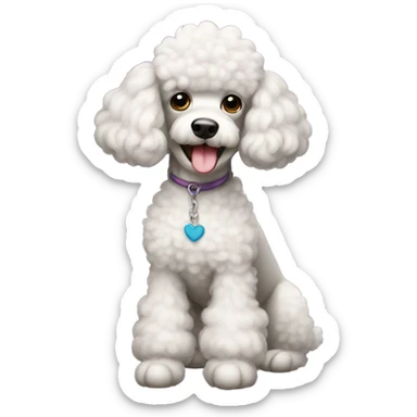 Poodle  sticker