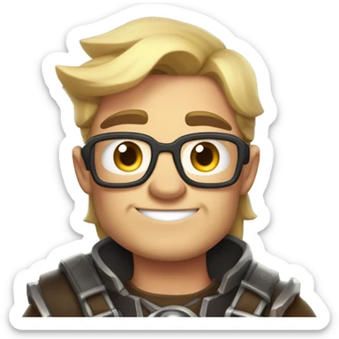 lutz cartoon character from idle heroes sticker