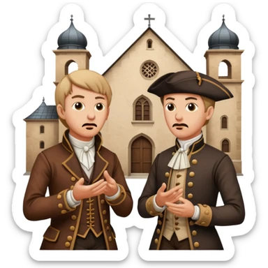 architect disagreement over building 16th century sticker