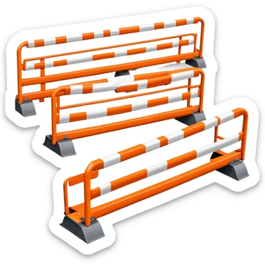 Railway barriers  sticker