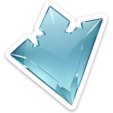 Broken Glass sticker