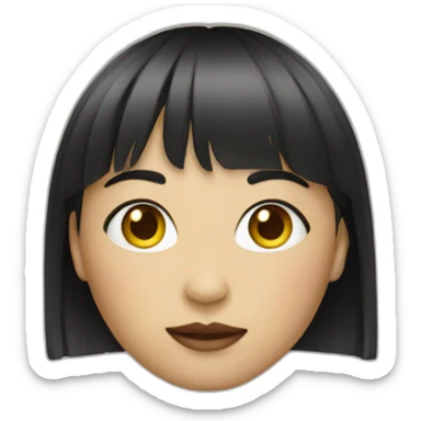 chinese-woman-designer-bangs sticker