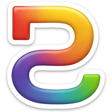 Logo with letters RT sticker