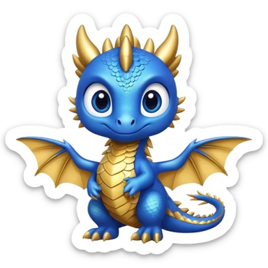 Je veux un petit dragon mignon style fourth wing sticker