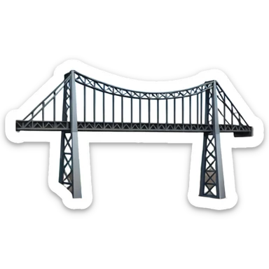 big bridge in USA sticker