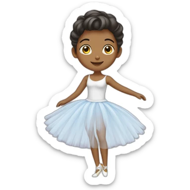 Tutu danse classique sticker