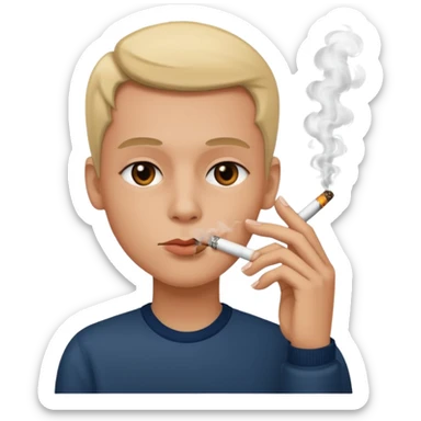 smoking primer plano sticker