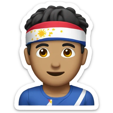 Philippines headband on a emoji sticker