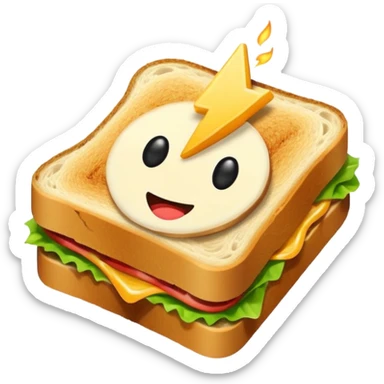 Sandwich exclamation point  sticker