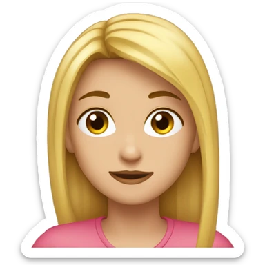 Cara mirando mal a una persona  sticker