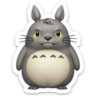 Totoro tierno  sticker