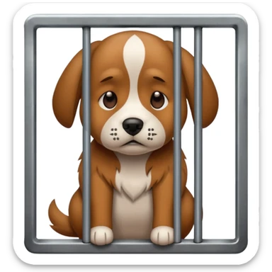 Dog
Dog in jail sticker
