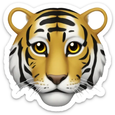 I want a dark yellow and black tiger sticker