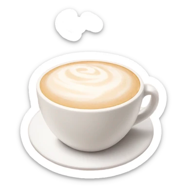 baby pink latte  sticker