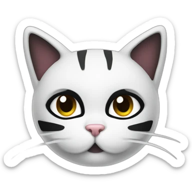 Ninja cat  headband sticker