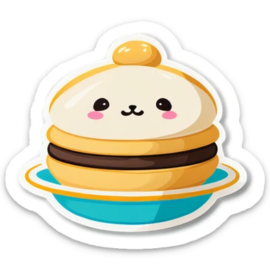 Bao bun with style sticker