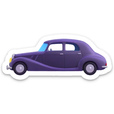 elegant and premium car covered with a transparent protective film, smooth and sophisticated lines sticker