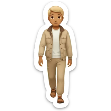 walk IN THE GARDEN and relax. sticker