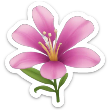Beautiful flower sticker