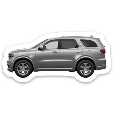2023 Grey dodge Durango from side view sticker