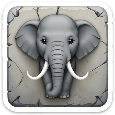Game of thrones style elephant Sigil  sticker