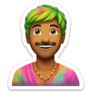 Happy holi  sticker