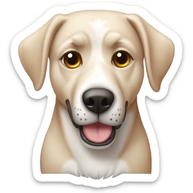 Perro estresado sticker