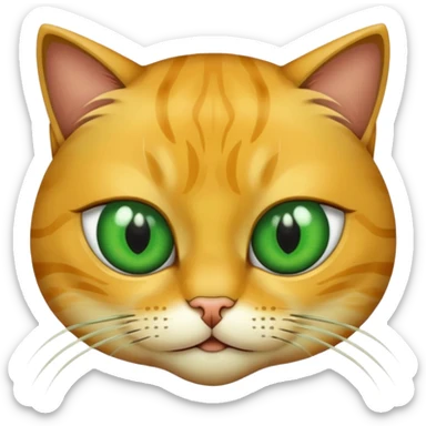 eye of a cat sticker