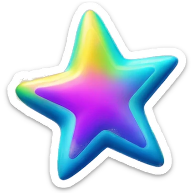 lisa frank shooting star sticker