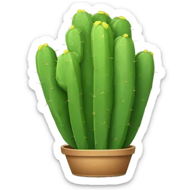 single flat Nopal without pot sticker