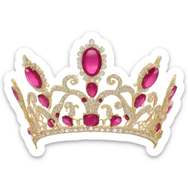 coquette tiara  sticker