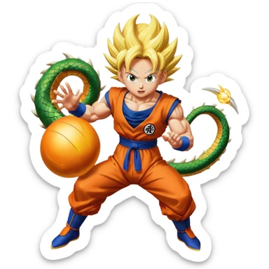 Dragon Ball Z sticker