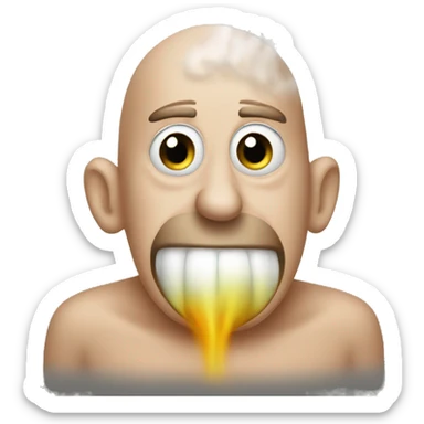 Stinky smell sticker