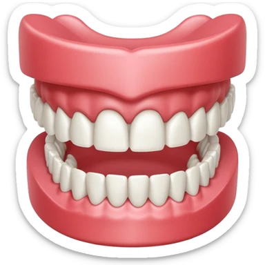  insta denture   sticker