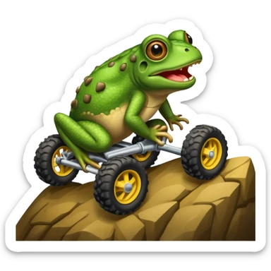bufo hillclimbing sticker