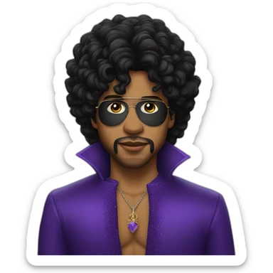 Prince purple rain sticker