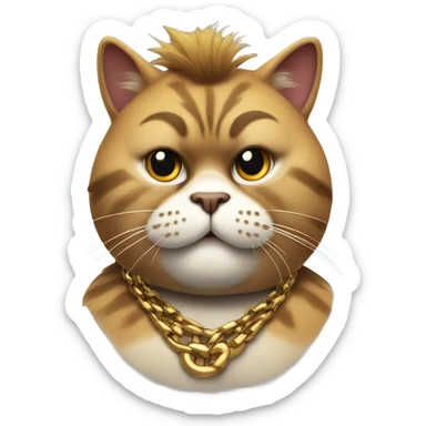 Mr. T cat blob sticker