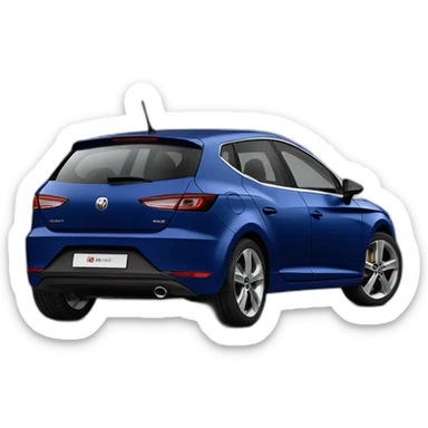 Seat leon III bleu nuit sticker