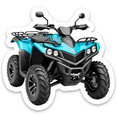atv cf moto cforce 850 2025 a front sticker